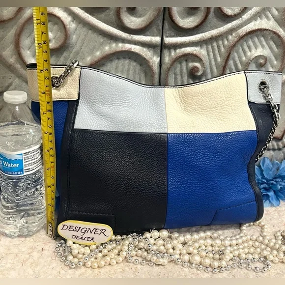 TORY BURCH Britten Patchwork Tote RARE!! 💎💎💎 - Picture 7 of 16